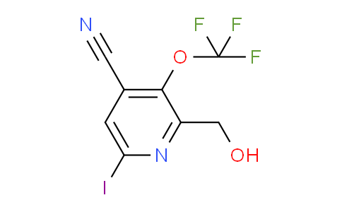 4-Cyano-6-iodo-3-(trifluoromethoxy)pyridine-2-methanol