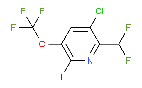 AM216184 | 1804801-86-2 | 3-Chloro-2-(difluoromethyl)-6-iodo-5-(trifluoromethoxy)pyridine