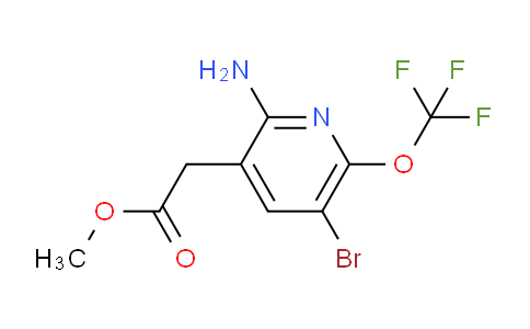 Methyl 2-amino-5-bromo-6-(trifluoromethoxy)pyridine-3-acetate