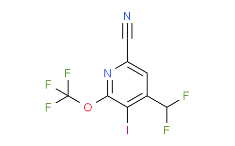 AM216197 | 1806052-36-7 | 6-Cyano-4-(difluoromethyl)-3-iodo-2-(trifluoromethoxy)pyridine