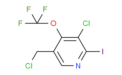 3-Chloro-5-(chloromethyl)-2-iodo-4-(trifluoromethoxy)pyridine