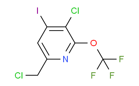 3-Chloro-6-(chloromethyl)-4-iodo-2-(trifluoromethoxy)pyridine