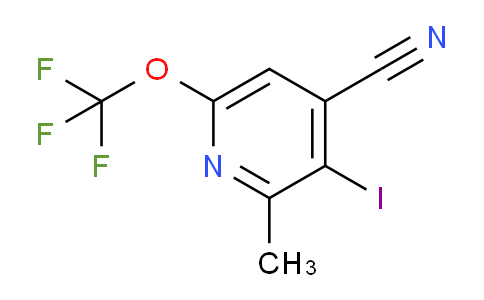 4-Cyano-3-iodo-2-methyl-6-(trifluoromethoxy)pyridine