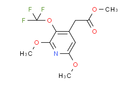 Methyl 2,6-dimethoxy-3-(trifluoromethoxy)pyridine-4-acetate