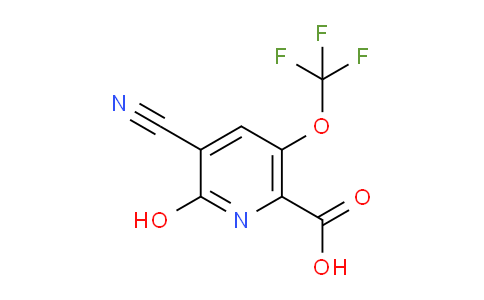 3-Cyano-2-hydroxy-5-(trifluoromethoxy)pyridine-6-carboxylic acid