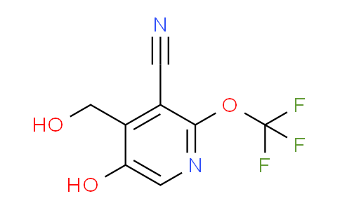 3-Cyano-5-hydroxy-2-(trifluoromethoxy)pyridine-4-methanol
