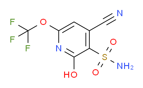 4-Cyano-2-hydroxy-6-(trifluoromethoxy)pyridine-3-sulfonamide