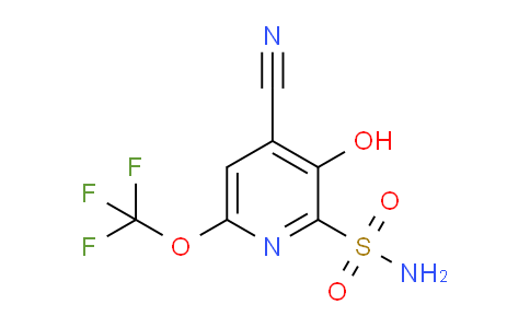 4-Cyano-3-hydroxy-6-(trifluoromethoxy)pyridine-2-sulfonamide
