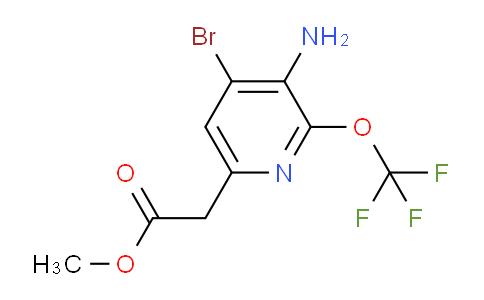 AM21628 | 1806179-12-3 | Methyl 3-amino-4-bromo-2-(trifluoromethoxy)pyridine-6-acetate