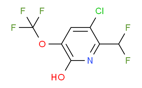 AM216283 | 1804767-17-6 | 3-Chloro-2-(difluoromethyl)-6-hydroxy-5-(trifluoromethoxy)pyridine