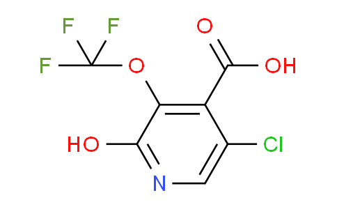 5-Chloro-2-hydroxy-3-(trifluoromethoxy)pyridine-4-carboxylic acid