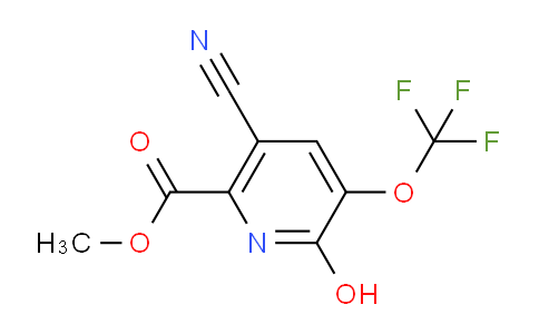Methyl 5-cyano-2-hydroxy-3-(trifluoromethoxy)pyridine-6-carboxylate