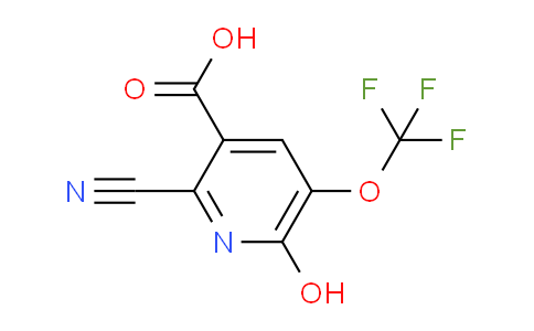 2-Cyano-6-hydroxy-5-(trifluoromethoxy)pyridine-3-carboxylic acid
