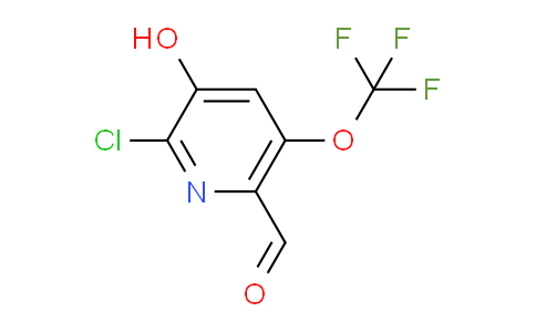 2-Chloro-3-hydroxy-5-(trifluoromethoxy)pyridine-6-carboxaldehyde