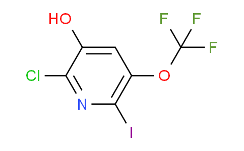 2-Chloro-3-hydroxy-6-iodo-5-(trifluoromethoxy)pyridine