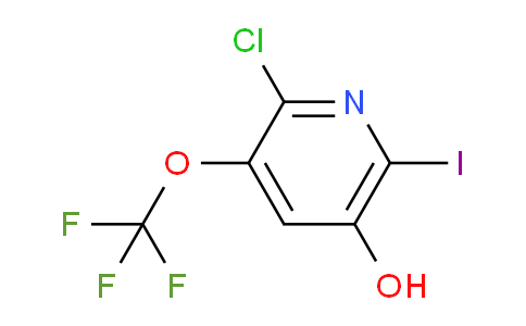 2-Chloro-5-hydroxy-6-iodo-3-(trifluoromethoxy)pyridine