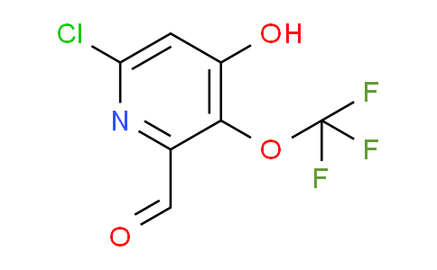 6-Chloro-4-hydroxy-3-(trifluoromethoxy)pyridine-2-carboxaldehyde