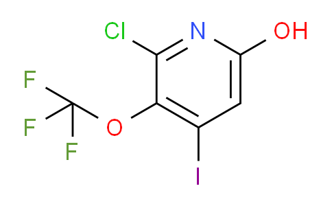 2-Chloro-6-hydroxy-4-iodo-3-(trifluoromethoxy)pyridine