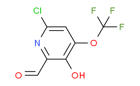 6-Chloro-3-hydroxy-4-(trifluoromethoxy)pyridine-2-carboxaldehyde