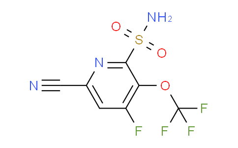 AM216360 | 1804775-58-3 | 6-Cyano-4-fluoro-3-(trifluoromethoxy)pyridine-2-sulfonamide