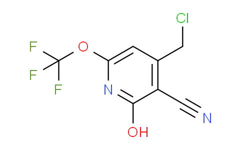 4-(Chloromethyl)-3-cyano-2-hydroxy-6-(trifluoromethoxy)pyridine