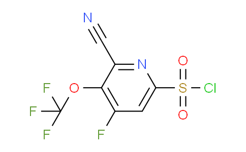 AM216369 | 1806214-88-9 | 2-Cyano-4-fluoro-3-(trifluoromethoxy)pyridine-6-sulfonyl chloride