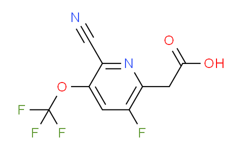 AM216381 | 1803952-78-4 | 2-Cyano-5-fluoro-3-(trifluoromethoxy)pyridine-6-acetic acid