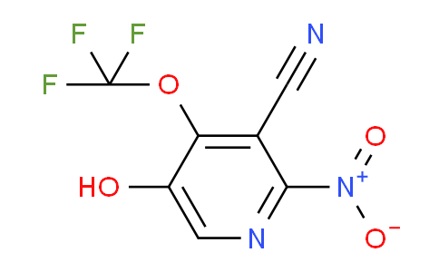 3-Cyano-5-hydroxy-2-nitro-4-(trifluoromethoxy)pyridine