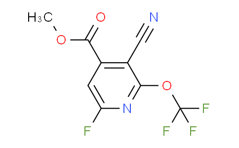 Methyl 3-cyano-6-fluoro-2-(trifluoromethoxy)pyridine-4-carboxylate
