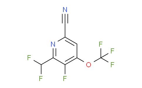 AM216415 | 1803955-55-6 | 6-Cyano-2-(difluoromethyl)-3-fluoro-4-(trifluoromethoxy)pyridine