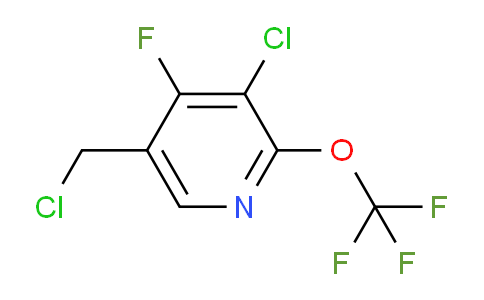 3-Chloro-5-(chloromethyl)-4-fluoro-2-(trifluoromethoxy)pyridine