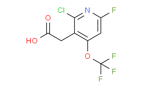 2-Chloro-6-fluoro-4-(trifluoromethoxy)pyridine-3-acetic acid