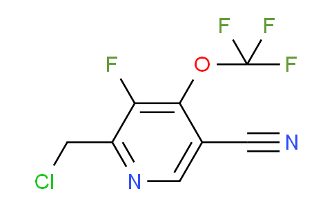 2-(Chloromethyl)-5-cyano-3-fluoro-4-(trifluoromethoxy)pyridine