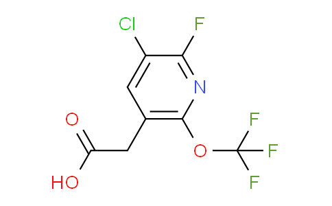 3-Chloro-2-fluoro-6-(trifluoromethoxy)pyridine-5-acetic acid