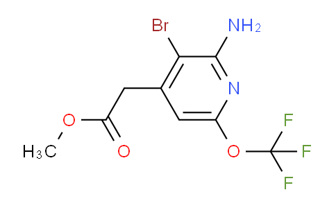 AM21644 | 1804019-95-1 | Methyl 2-amino-3-bromo-6-(trifluoromethoxy)pyridine-4-acetate