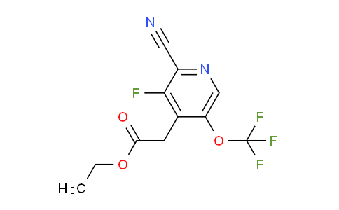 AM216440 | 1804774-68-2 | Ethyl 2-cyano-3-fluoro-5-(trifluoromethoxy)pyridine-4-acetate