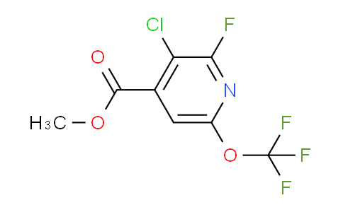 AM216443 | 1803650-14-7 | Methyl 3-chloro-2-fluoro-6-(trifluoromethoxy)pyridine-4-carboxylate