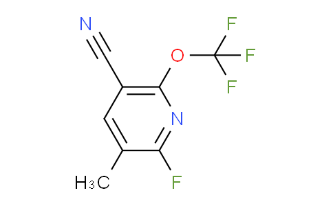 AM216454 | 1806158-32-6 | 5-Cyano-2-fluoro-3-methyl-6-(trifluoromethoxy)pyridine