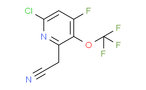 AM216480 | 1806109-63-6 | 6-Chloro-4-fluoro-3-(trifluoromethoxy)pyridine-2-acetonitrile