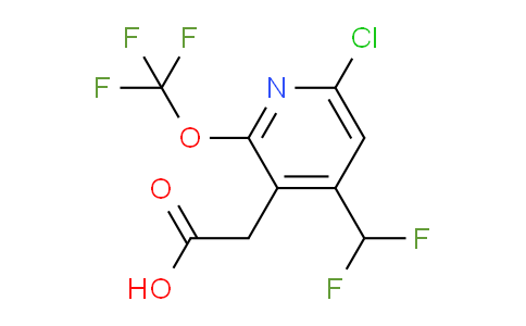 AM216494 | 1803700-61-9 | 6-Chloro-4-(difluoromethyl)-2-(trifluoromethoxy)pyridine-3-acetic acid