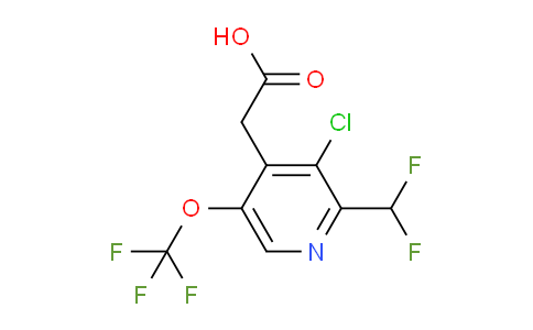 AM216498 | 1804474-21-2 | 3-Chloro-2-(difluoromethyl)-5-(trifluoromethoxy)pyridine-4-acetic acid