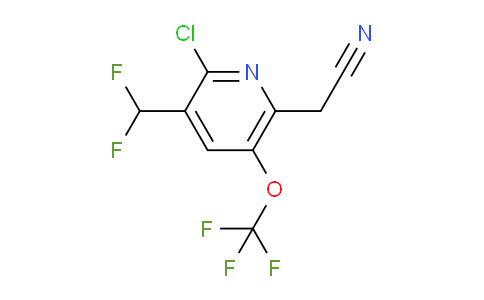 AM216521 | 1803967-11-4 | 2-Chloro-3-(difluoromethyl)-5-(trifluoromethoxy)pyridine-6-acetonitrile