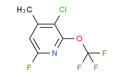 3-Chloro-6-fluoro-4-methyl-2-(trifluoromethoxy)pyridine