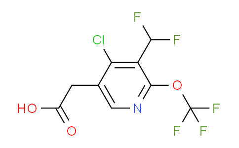 AM216547 | 1806157-32-3 | 4-Chloro-3-(difluoromethyl)-2-(trifluoromethoxy)pyridine-5-acetic acid