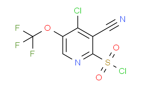 AM216548 | 1804631-47-7 | 4-Chloro-3-cyano-5-(trifluoromethoxy)pyridine-2-sulfonyl chloride