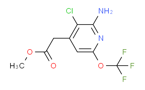 Methyl 2-amino-3-chloro-6-(trifluoromethoxy)pyridine-4-acetate