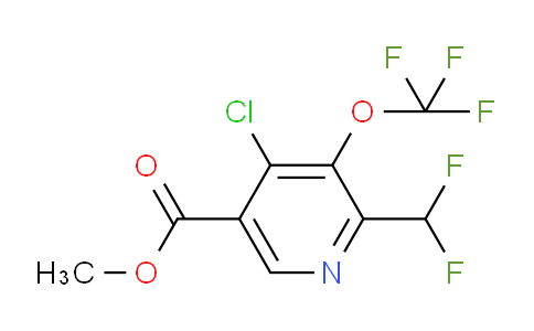 AM216551 | 1804640-93-4 | Methyl 4-chloro-2-(difluoromethyl)-3-(trifluoromethoxy)pyridine-5-carboxylate