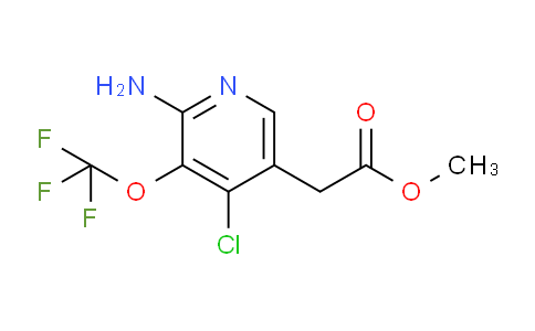 Methyl 2-amino-4-chloro-3-(trifluoromethoxy)pyridine-5-acetate