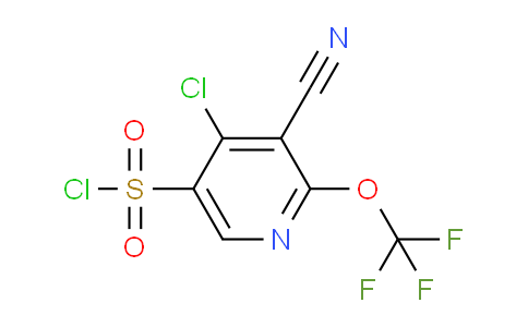 AM216593 | 1803655-59-5 | 4-Chloro-3-cyano-2-(trifluoromethoxy)pyridine-5-sulfonyl chloride