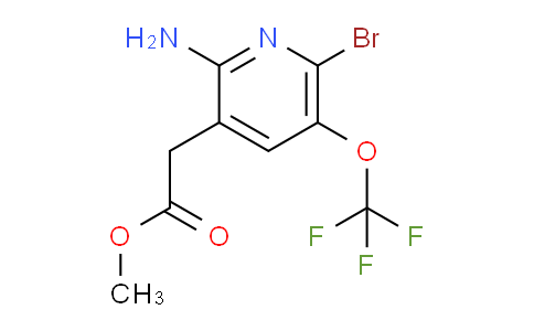 Methyl 2-amino-6-bromo-5-(trifluoromethoxy)pyridine-3-acetate
